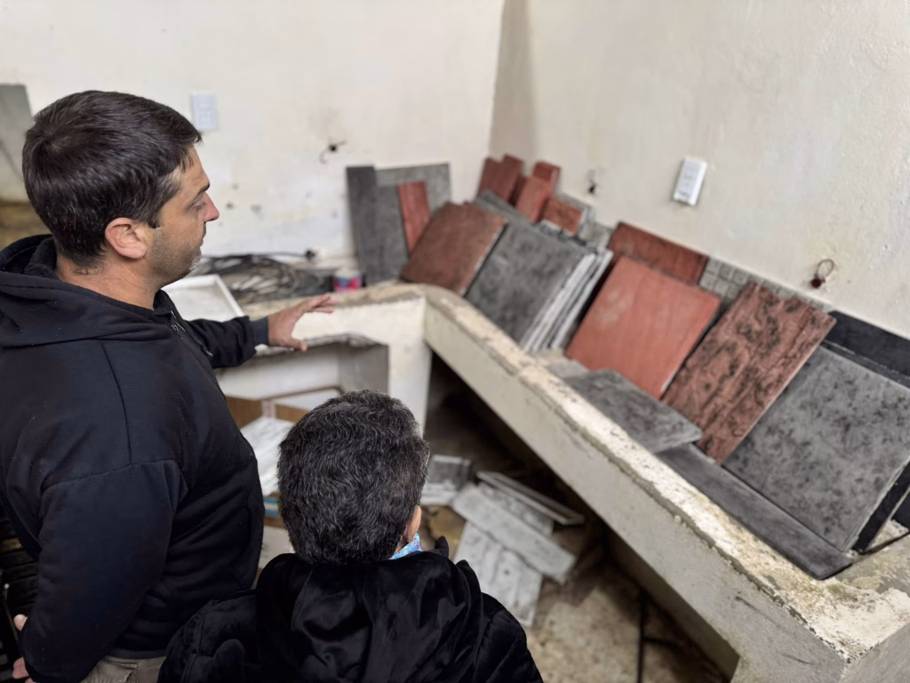 La Escuela Técnica ya utiliza el ex Matadero Municipal como planta de premoldeados